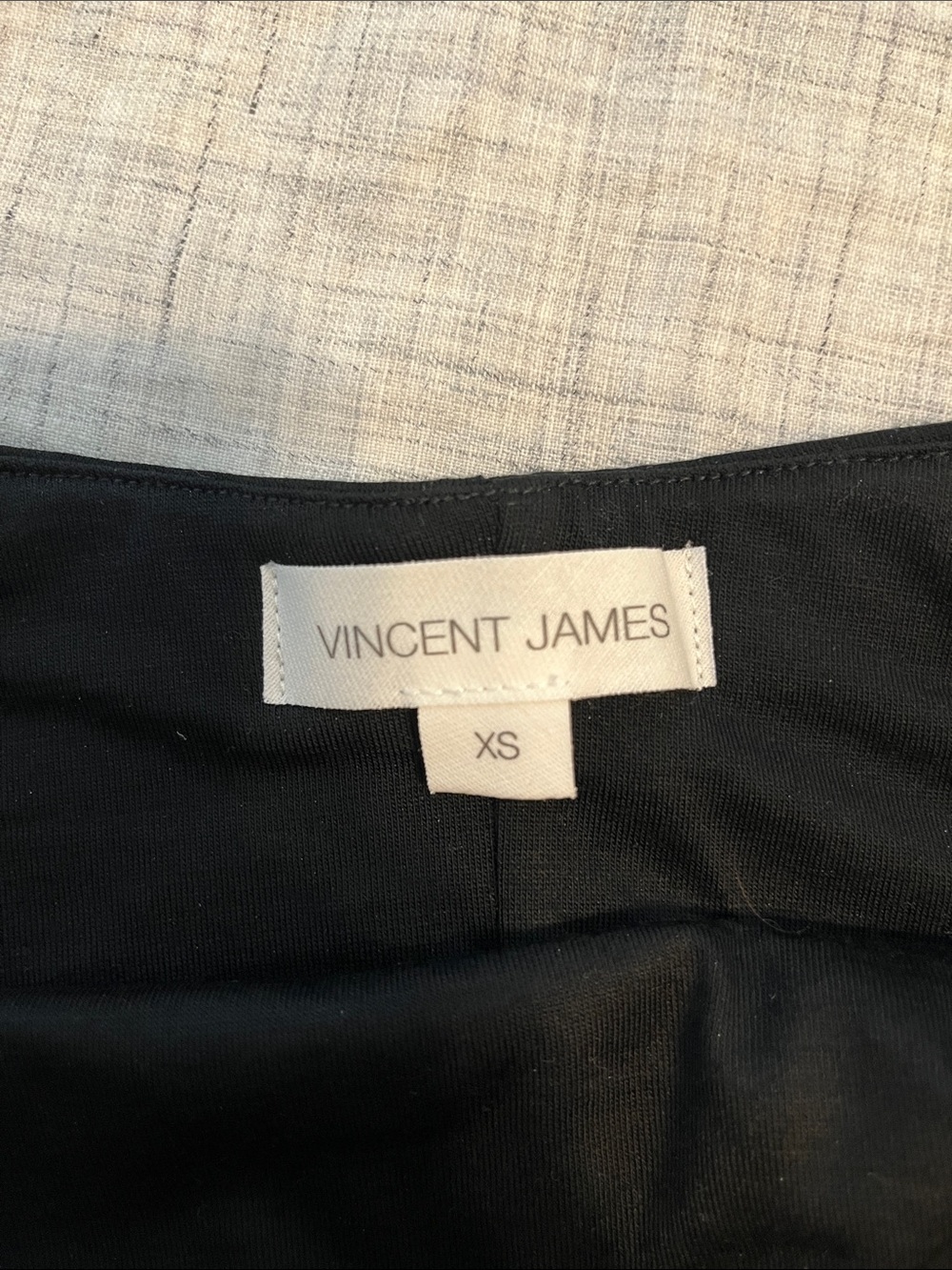 Vincent James black wool tube top - Picture 4 of 7